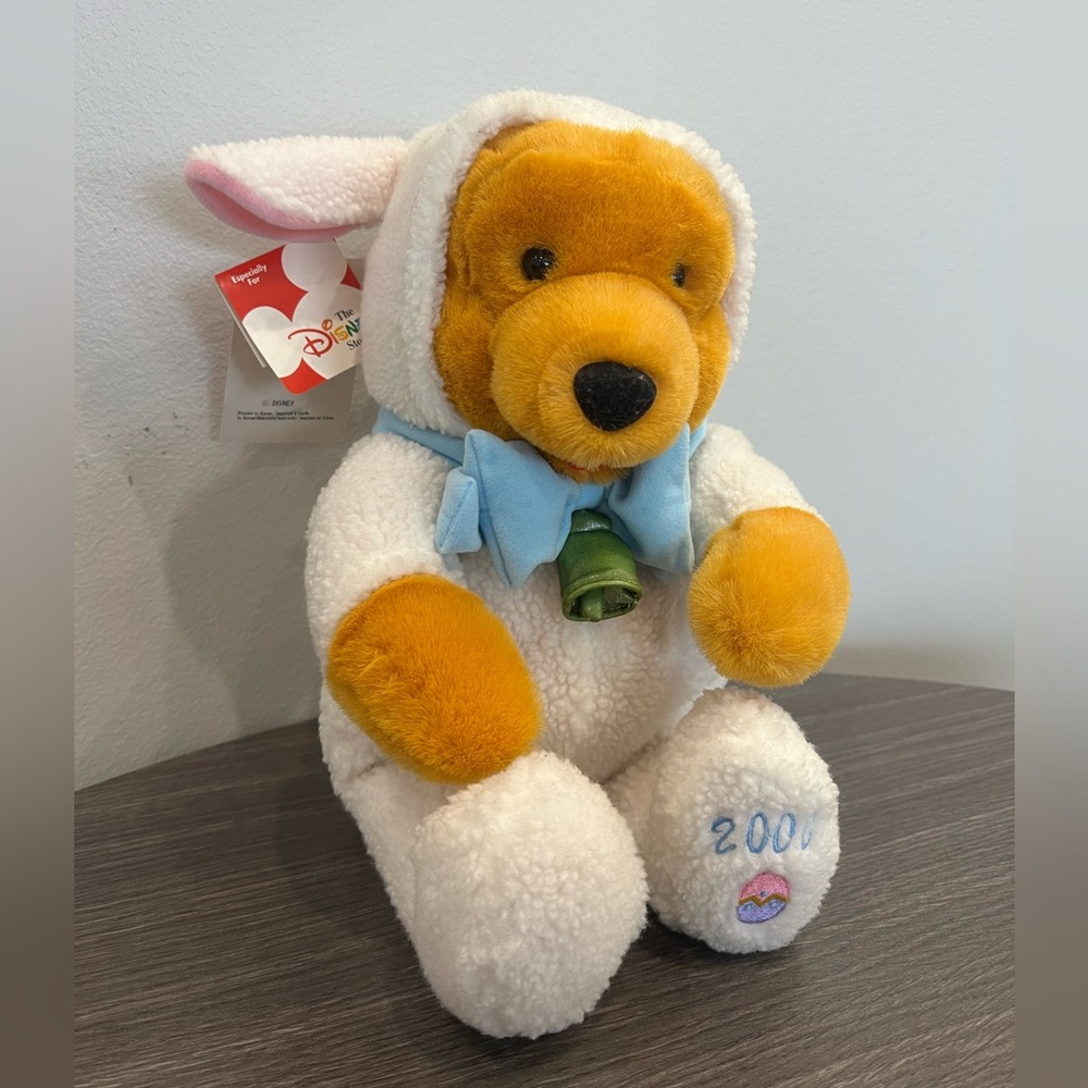 NWT Disney Vintage Lamby Pooh 13” Easter Winnie The Pooh Stuffed Plush - Picture 4 of 9